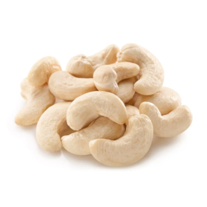 White whole cashews nuts